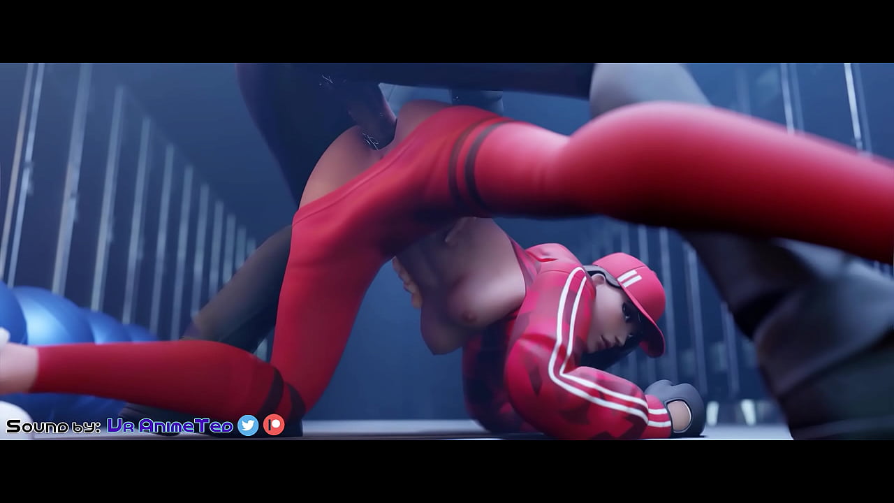 Fortnite's Ruby getting her ass stretched out by John Wick