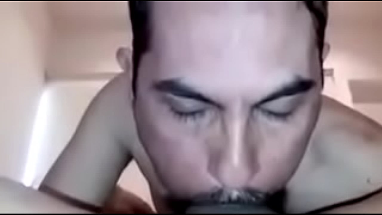 Latin Gagging on big dick