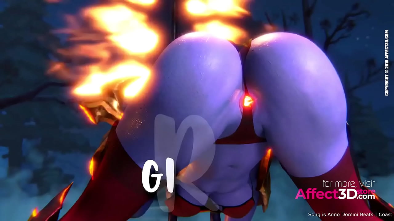 Lewd 3d babes showing their pol dance skill in a naughty animation