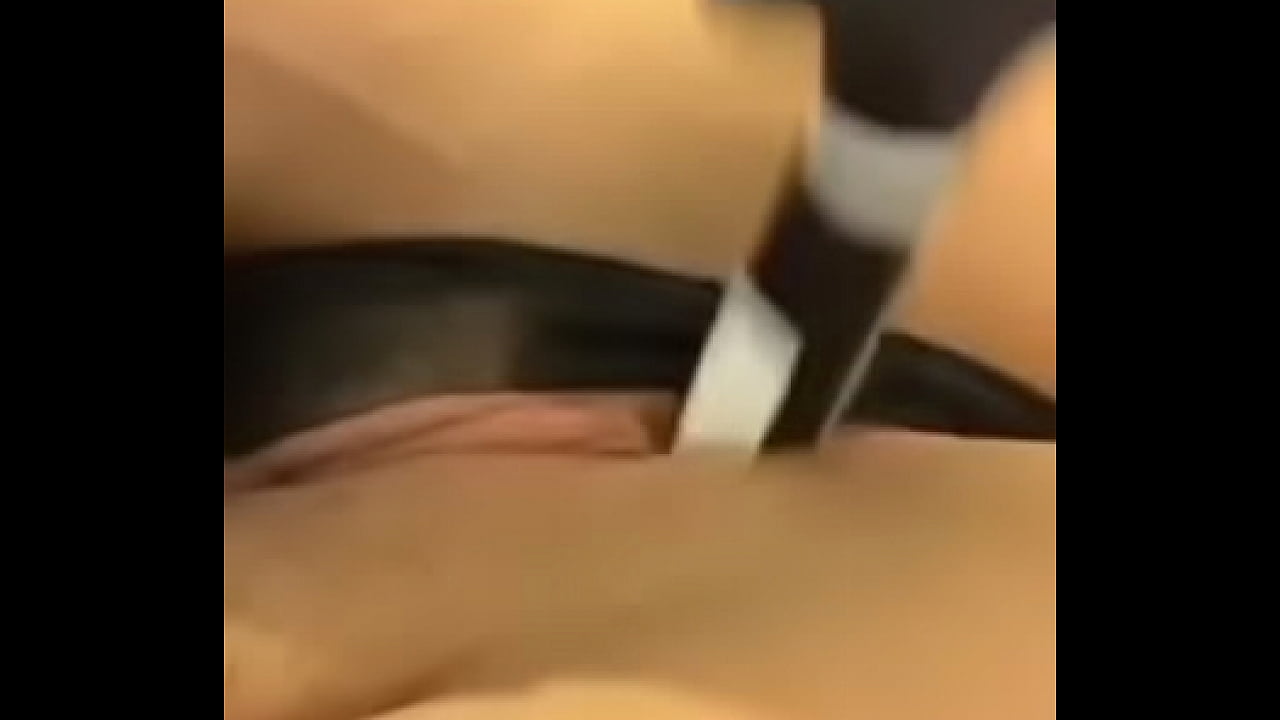 Masturbating with a brush