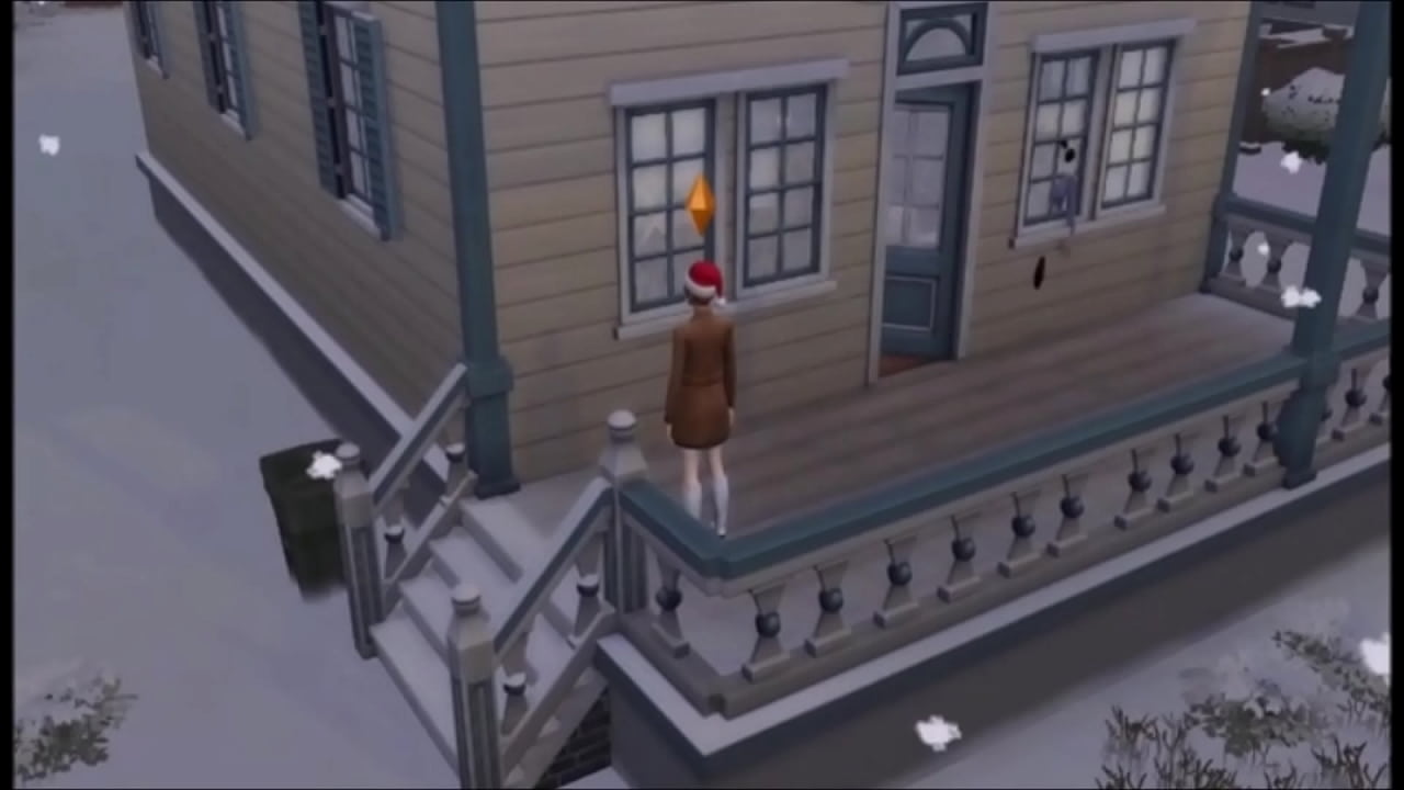 Sims 4 : Redhead all alone stimulates her own flower!