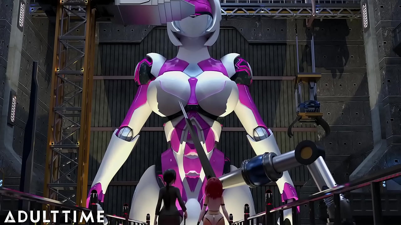 F.U.T.A. Sentai Squad | Giant Robotic Futanari Orgasm