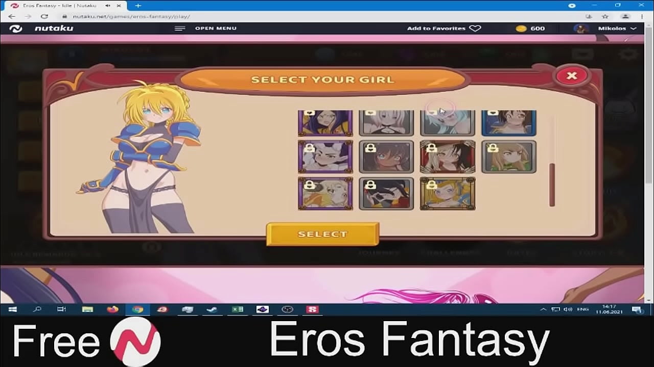 Eros Fantasy  ( free game nutaku ) JRPG