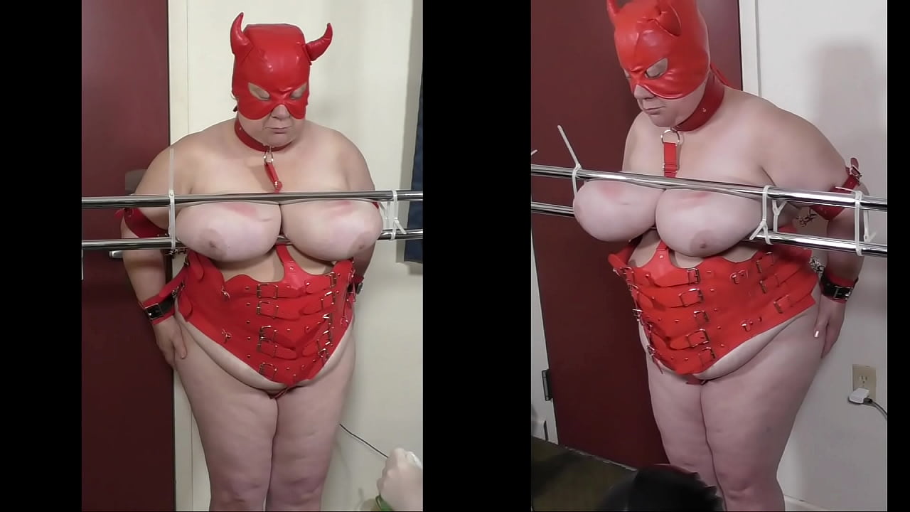 granny gets her tits t. with estim and - Part 1