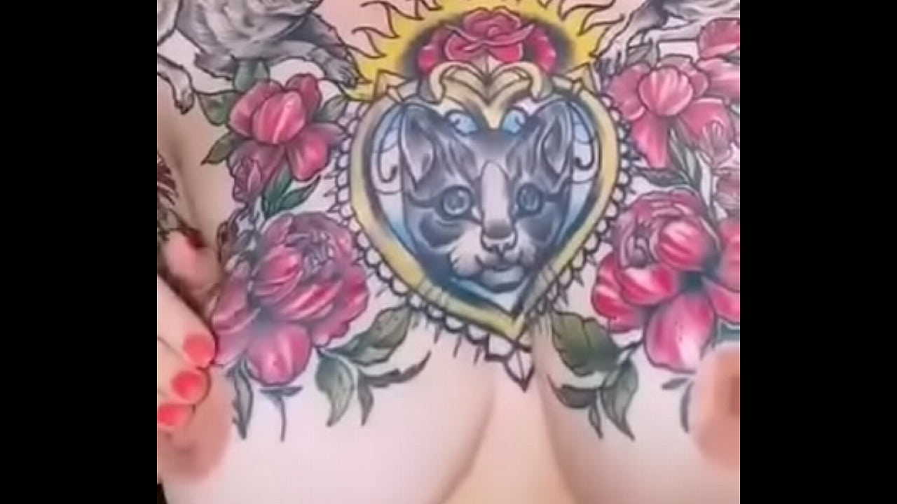 Big boob and tattoos