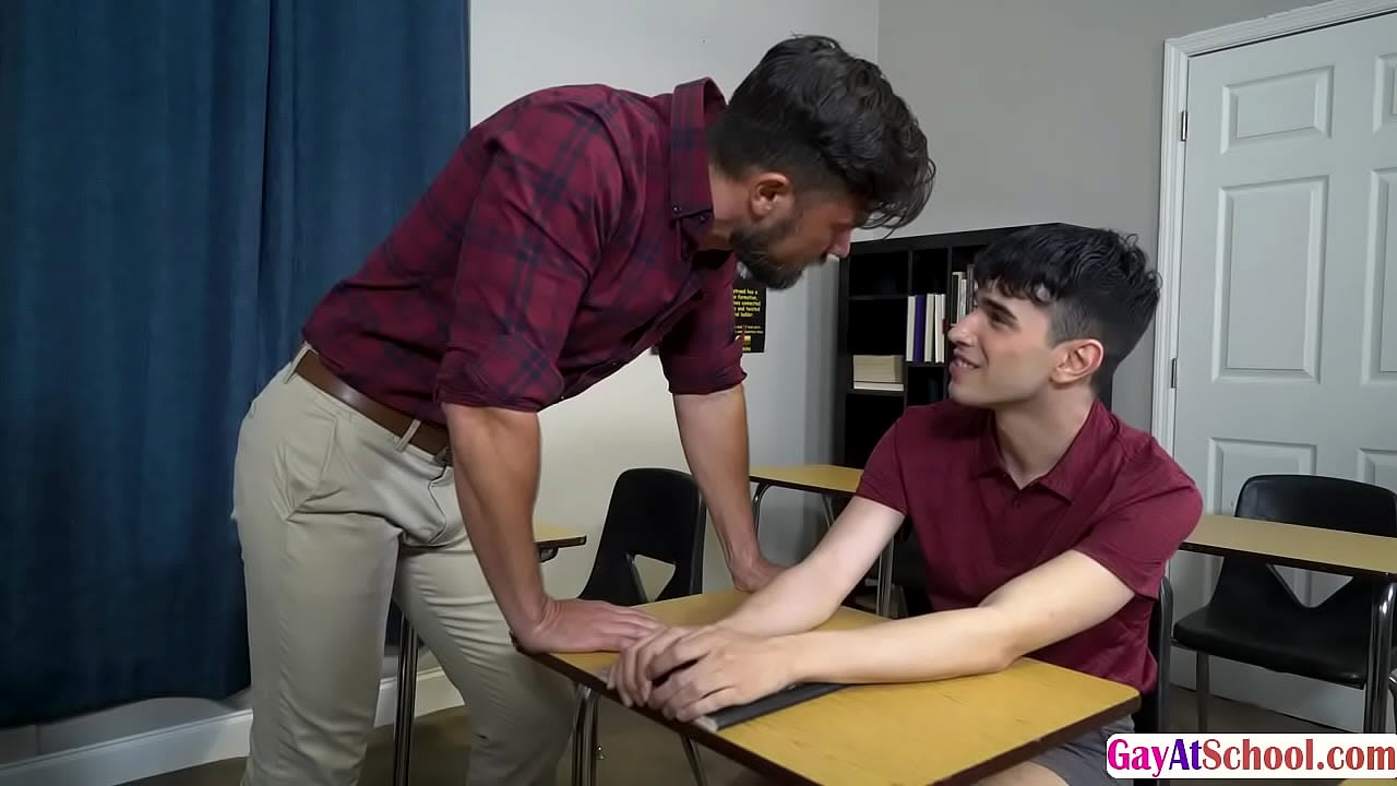 Gay Professor cant stop licking and banging Robs tight asshole