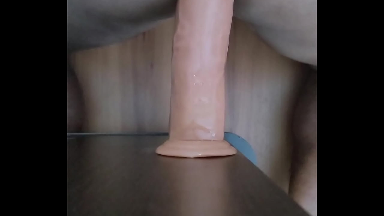 My ass was hungry  for a 9.5 dildo