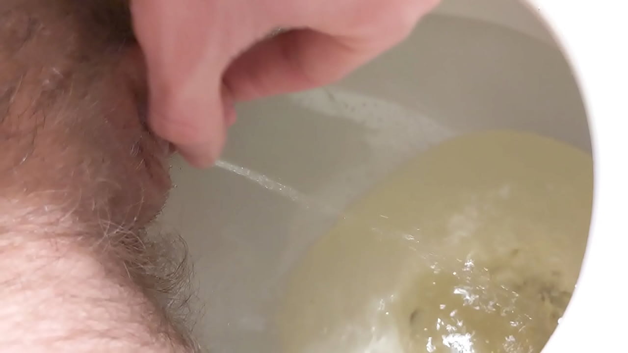 Peeing and jacking ftm cock