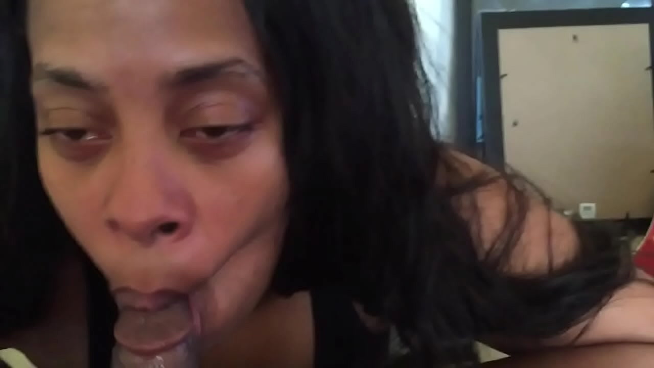 Redbone sucking on black dick