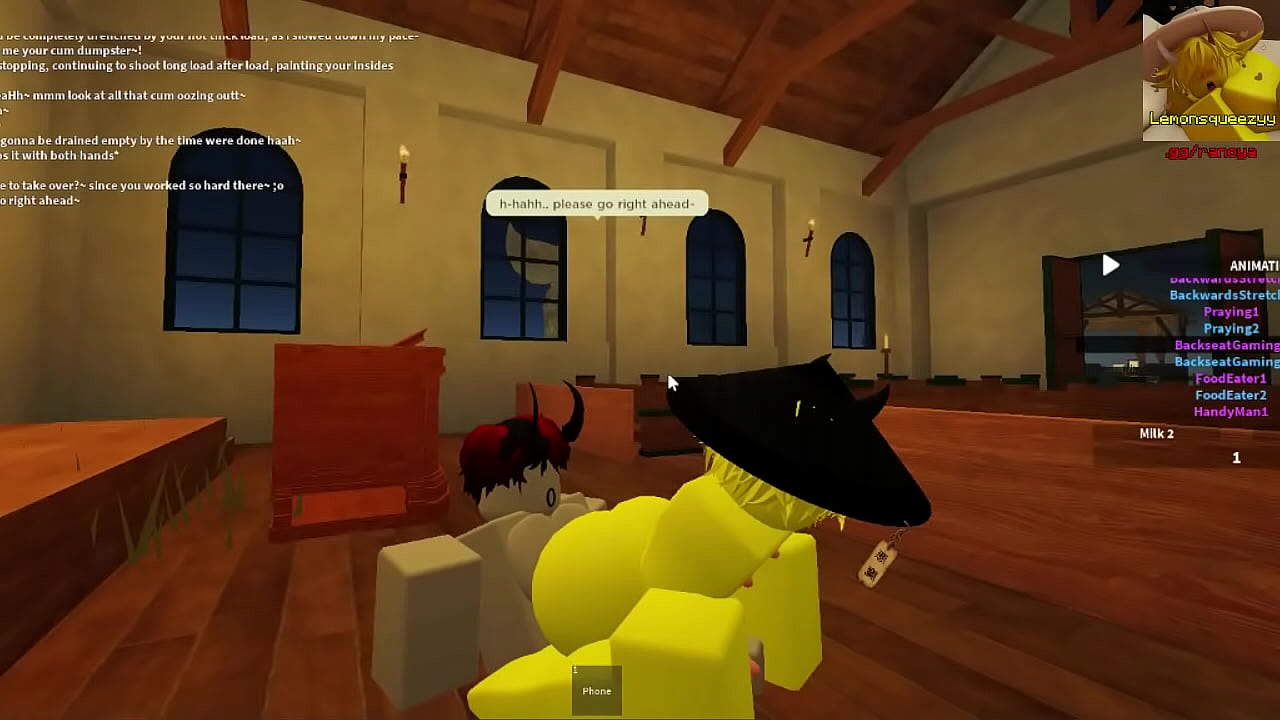 Demon Stud Pounds Lemon Boi in Church