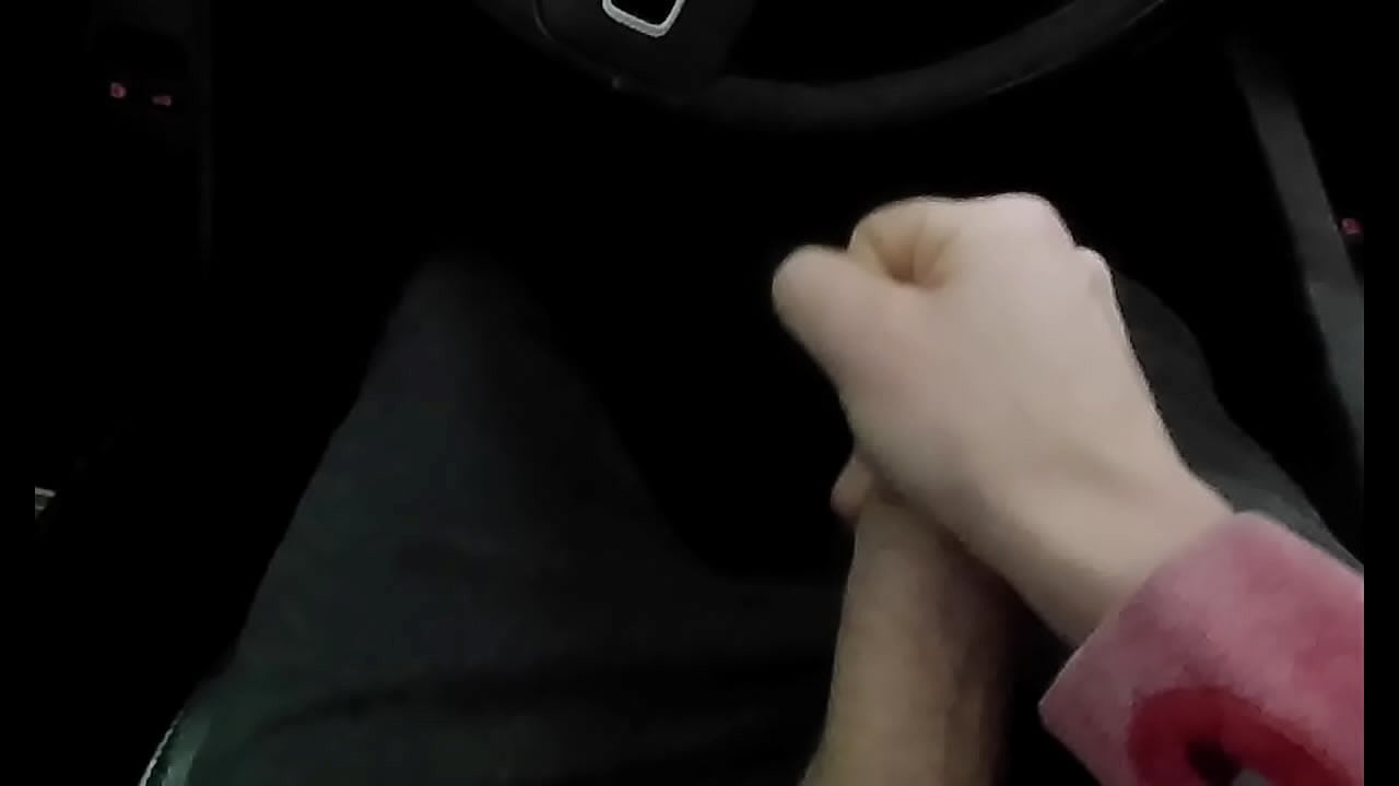 Cum hard in my car