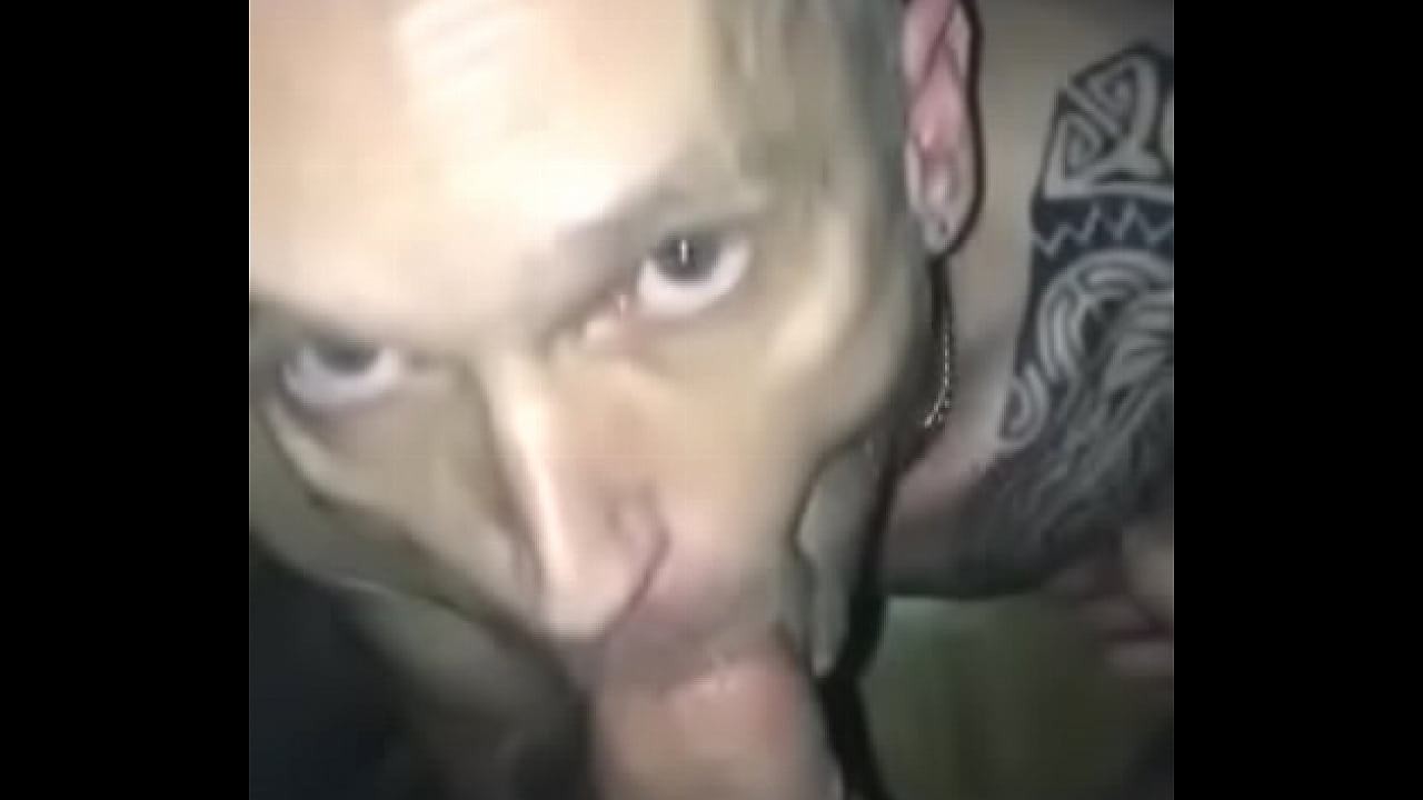 Bareback slut working for cum in his cunt