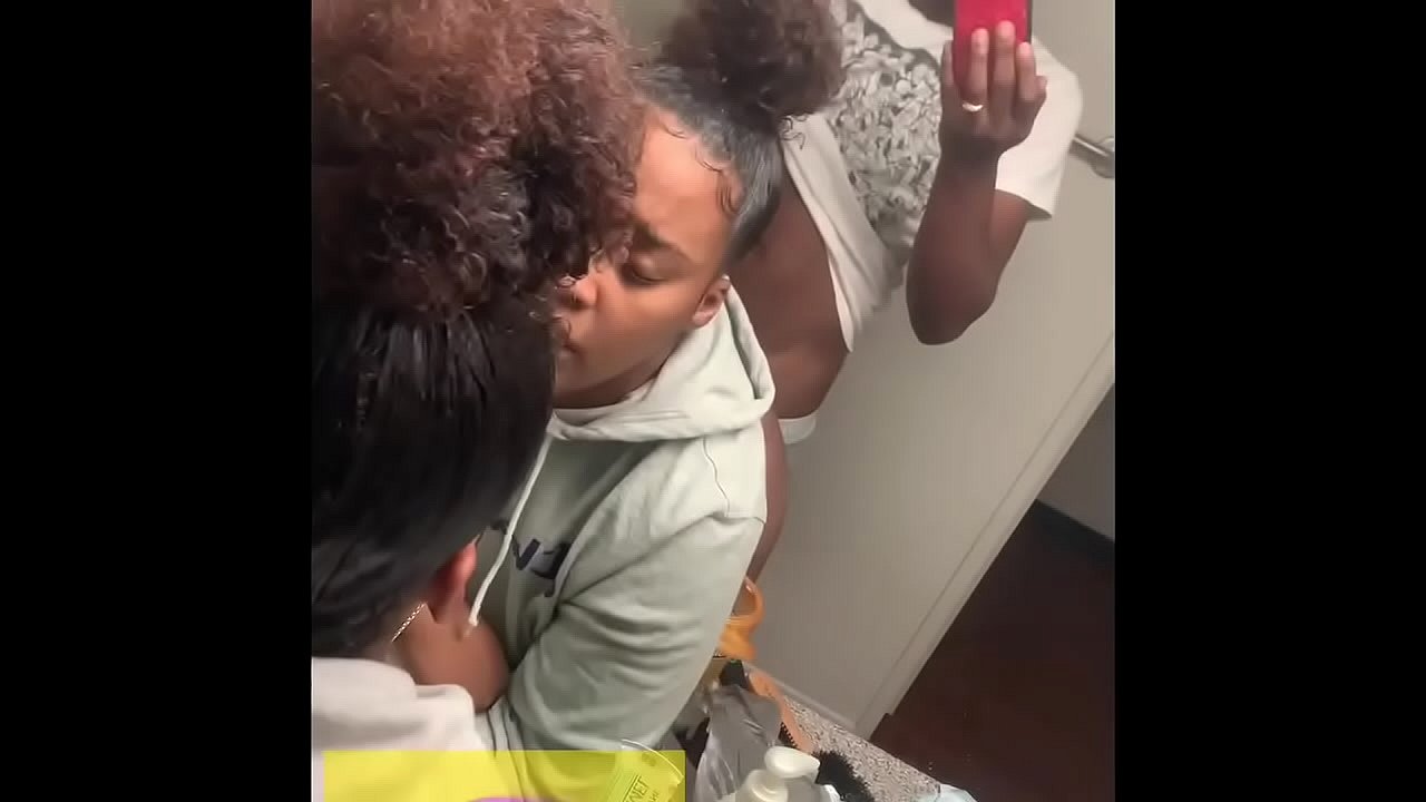 Thick Lightskin takes dick in the bathroom