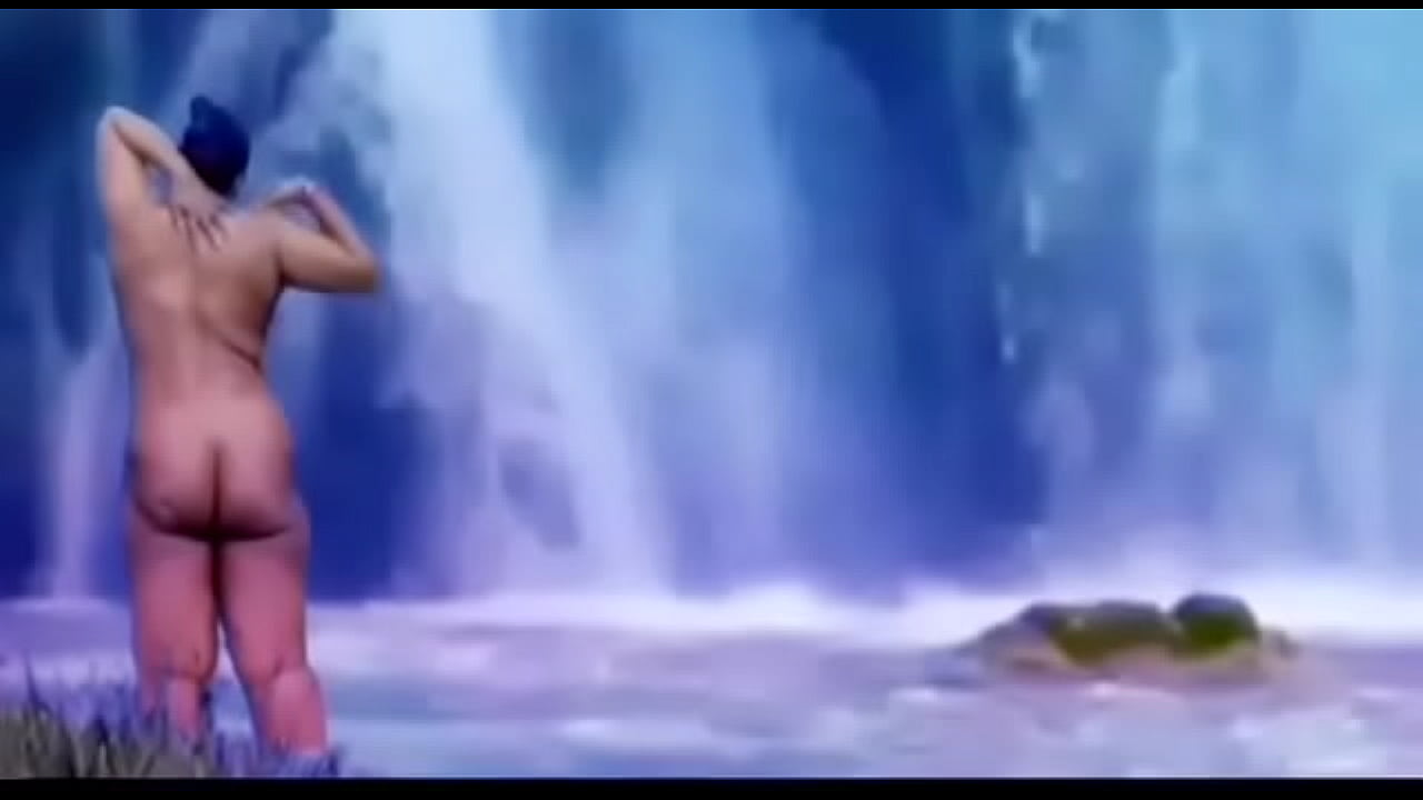 Desi women nude at waterfall