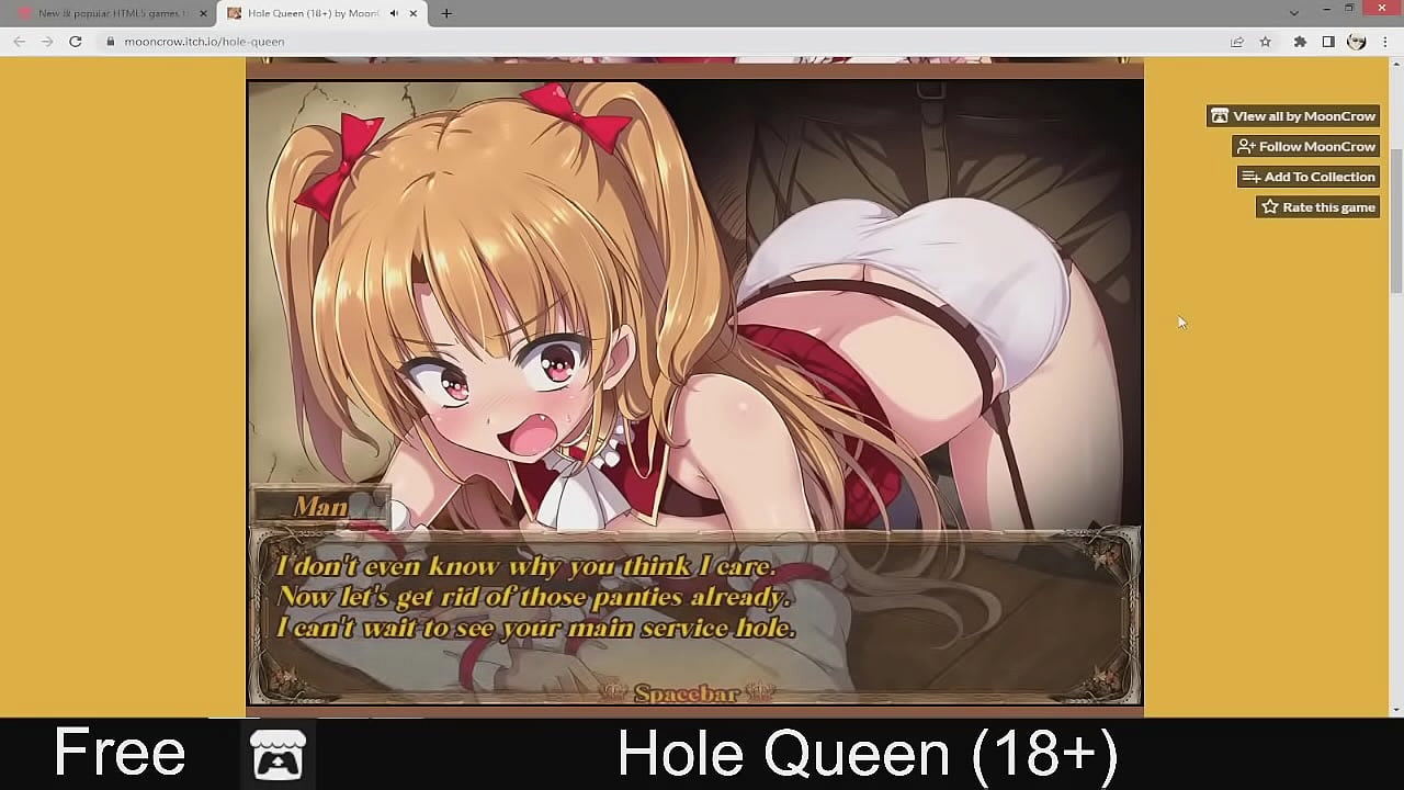 Hole Queen (free game itchio ) Simulation, Visual Novel