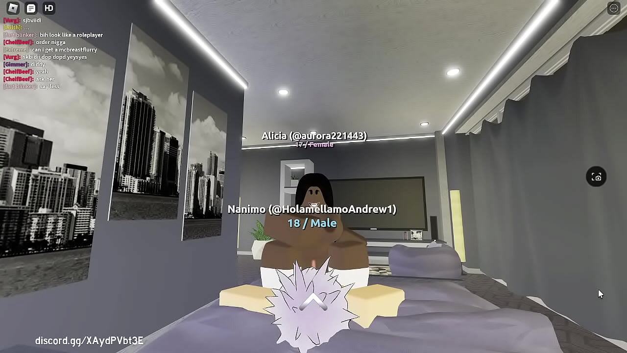 Roblox Ebony Slut Creampied in A Condo IN her white Thighhighs Enjoy!!!