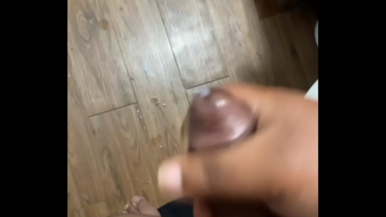 Spunking black cock