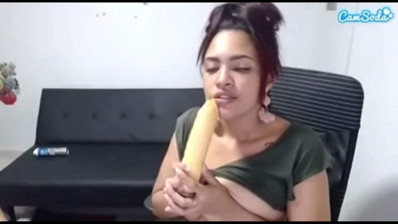 Bitch sucks dildo