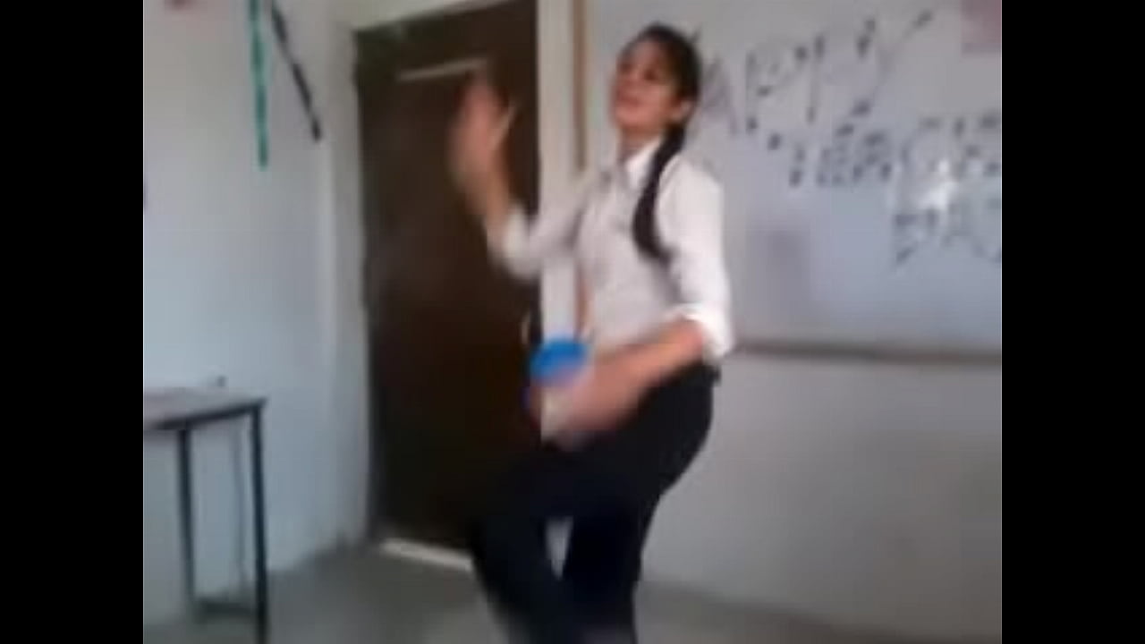 Indian girl dance in college low