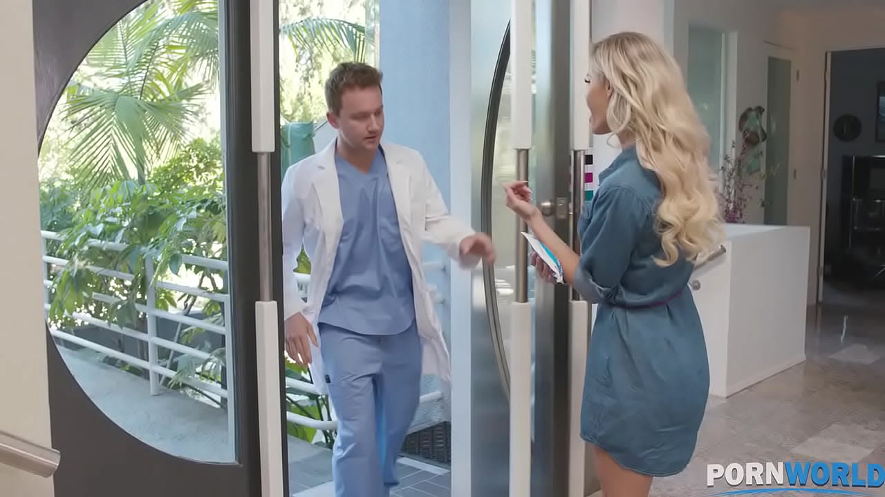 Blonde stunner Jessa Rhodes's anal sex fantasy with her doctor cums true GP1458