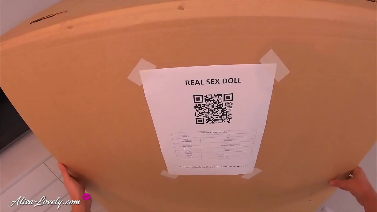 Unboxing and Fucking a Real Live Sex Doll for Valentine's Day POV