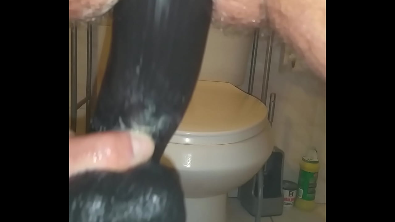 Fun with 2 huge dildos