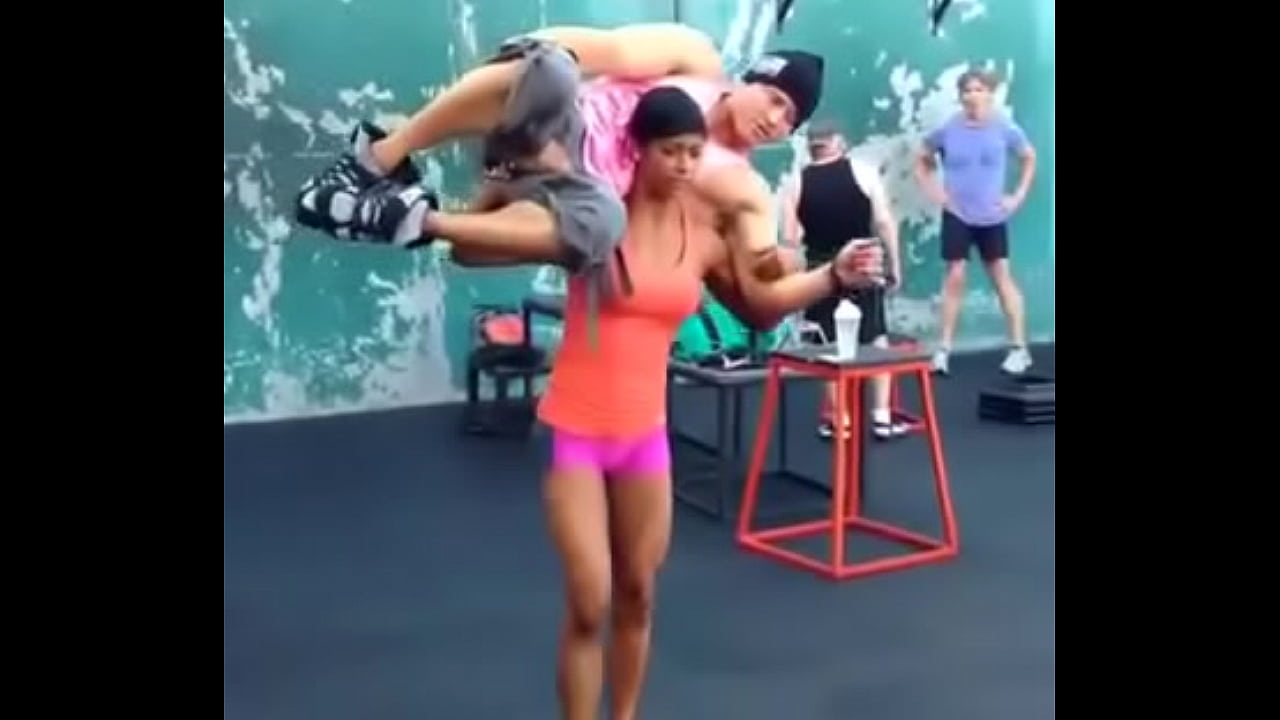 WOMAN LIFTS MAN!