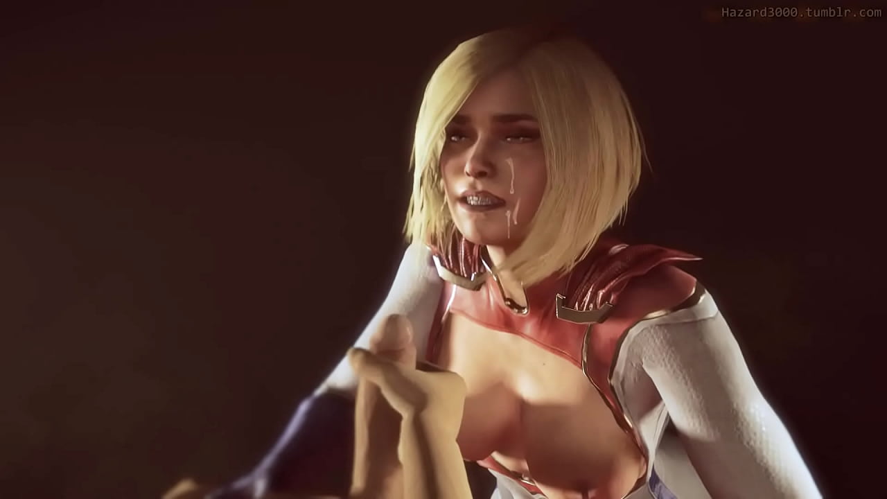 Power Girl Deepthroat And Cumshot