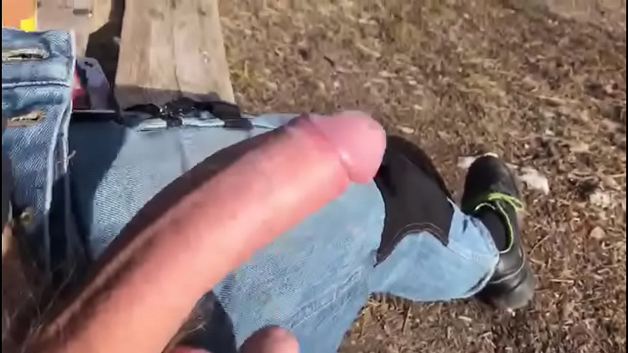 I am edging my cock by the balls