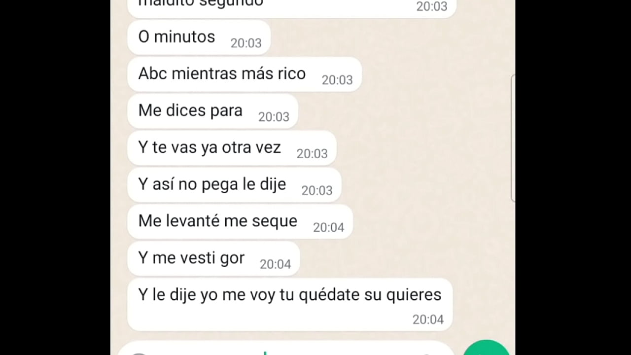 Me cuenta su segunda cojida cuando fue infiel parte 8