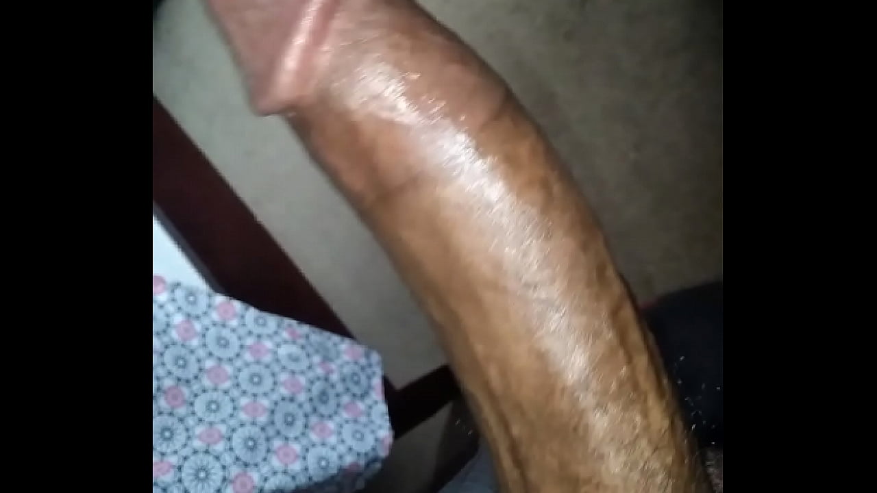 Stroking long dick