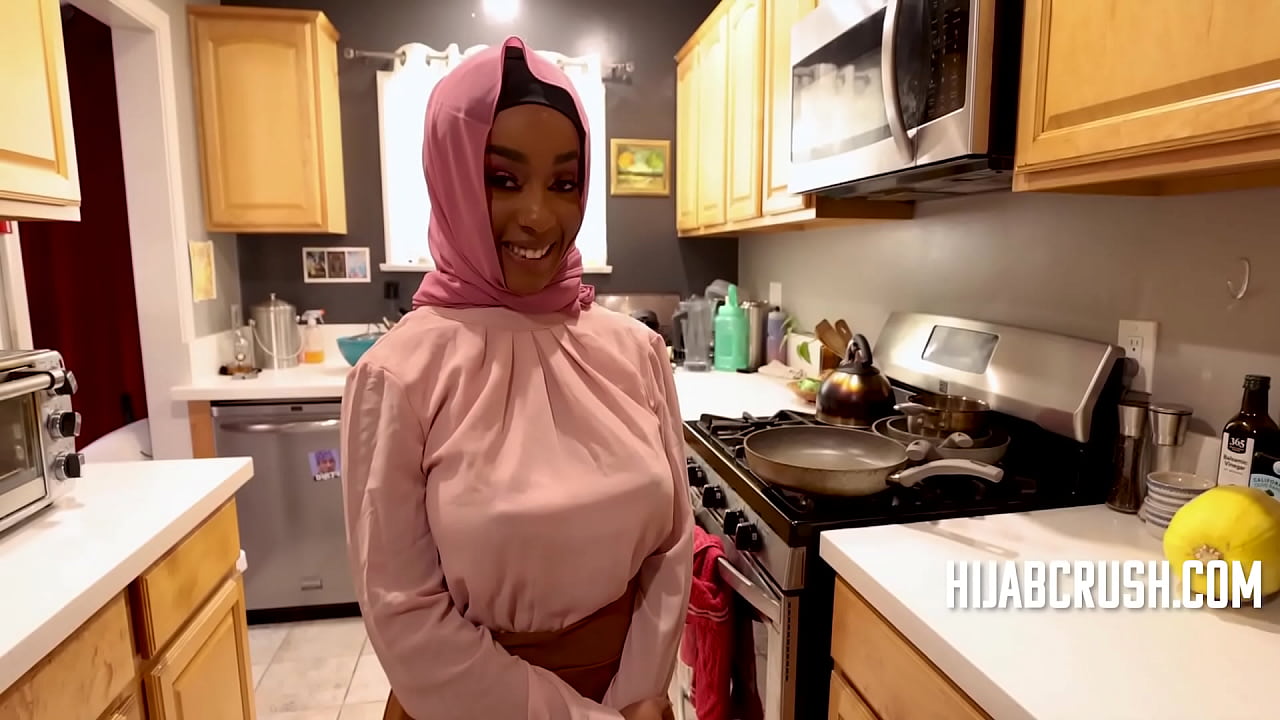 The Thicked Of Ebony In Hijab Fucks Me