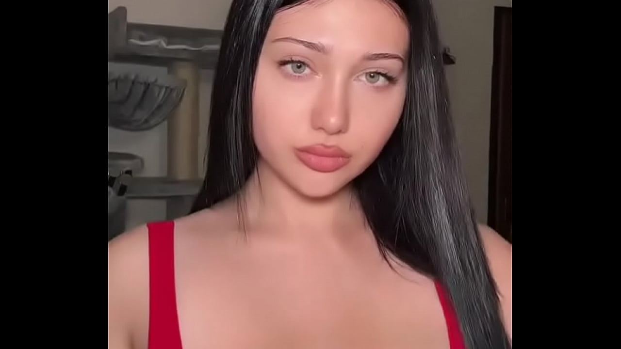 Hot tik tok video with beauty