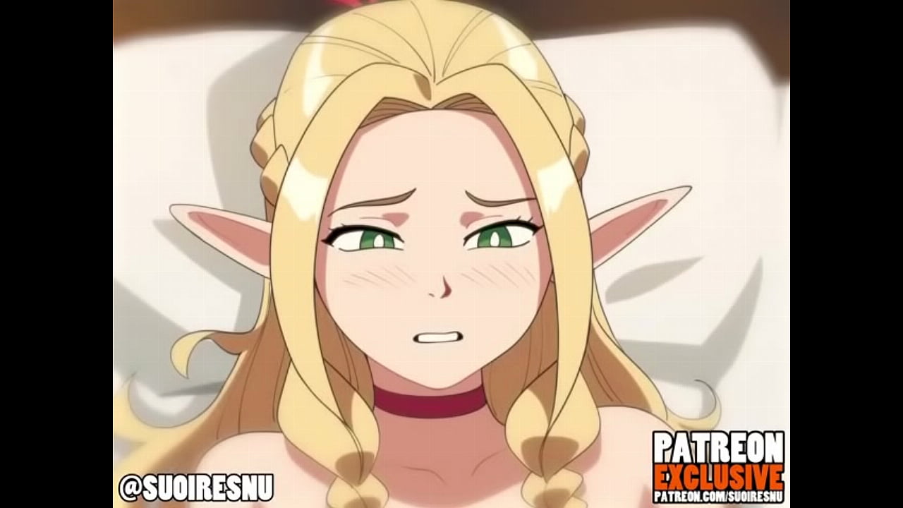 Elf girl gets fucked by in all holes (Dungeon Meshi hentai)