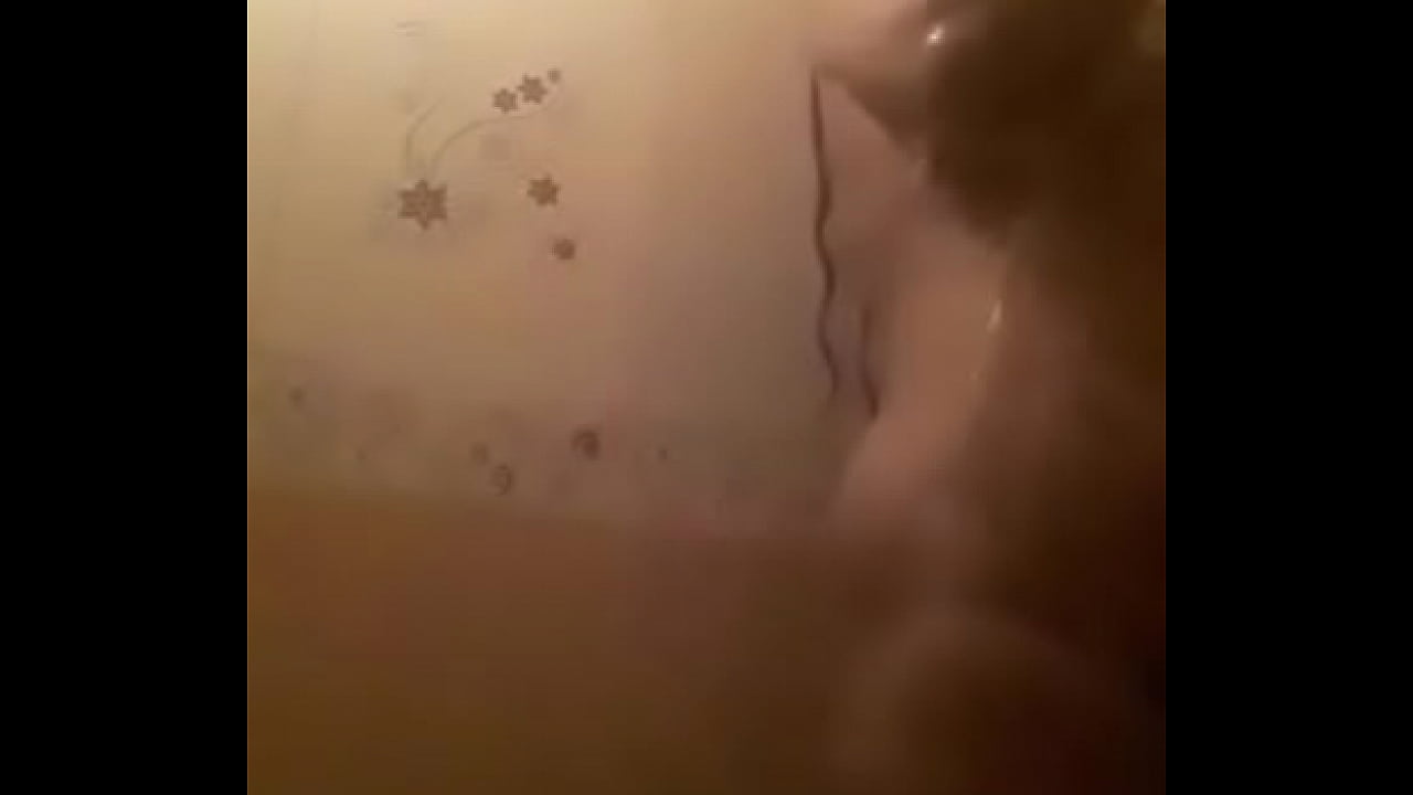 Cute babe showering