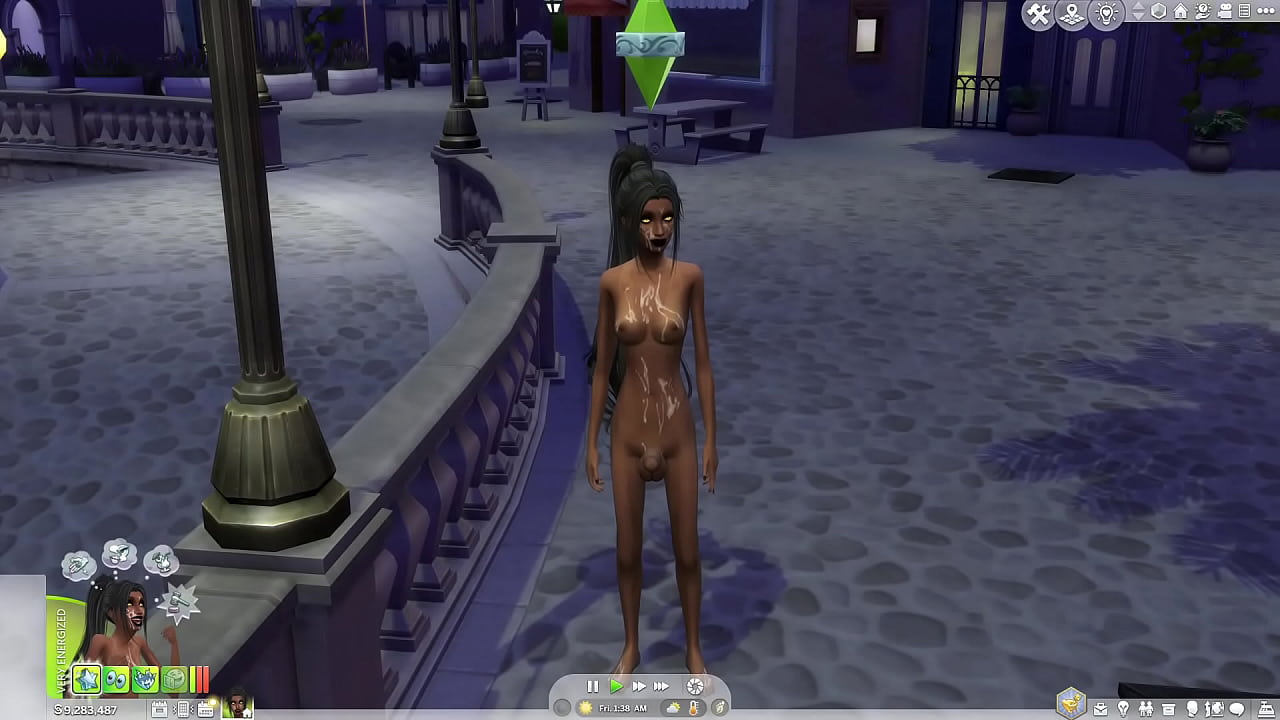 futa naked in public videogame