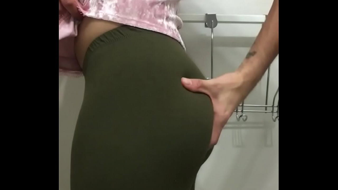 boy has perfect ass in skin tight leggings