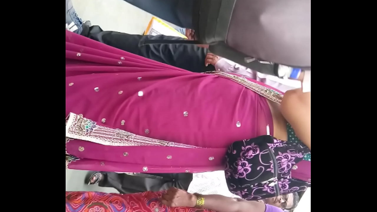 Bbw aunty standing for train