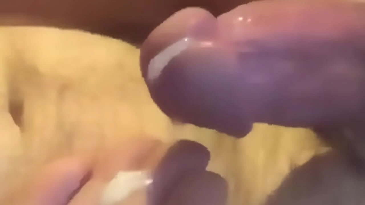 Cum closeup of a big cock