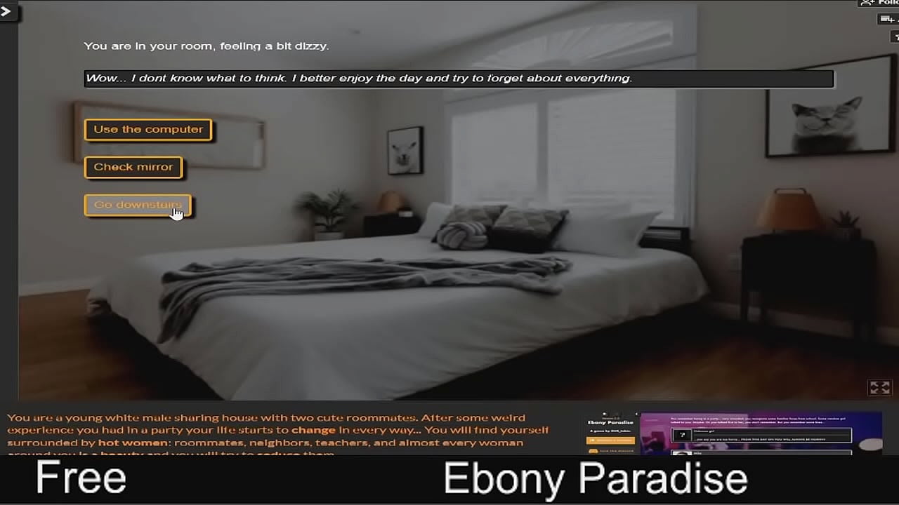 Ebony Paradise (free game itchio )  Visual Novel