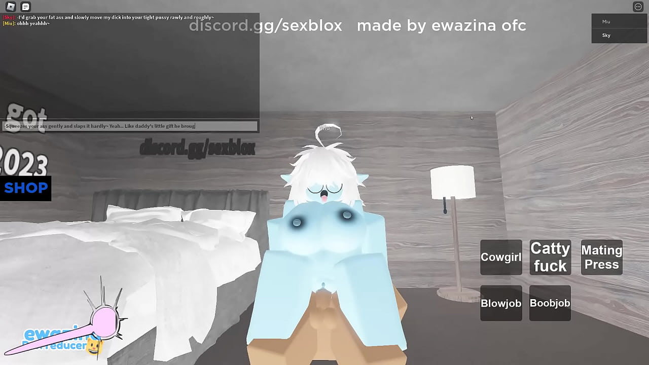 Roblox blue horny slut getting railed by BBC