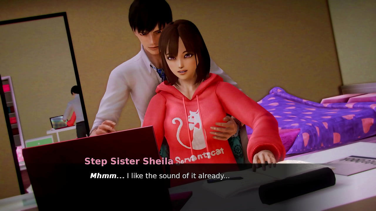 Waifu Academy | Loving Step Brother Helps Little 18yo Step Sister With Homework | #31