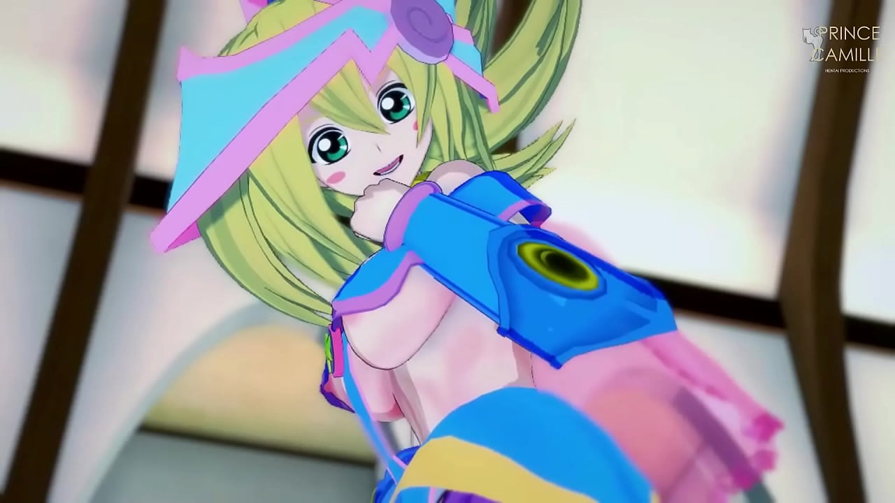 Dark Magician Girl touches herself until she cums