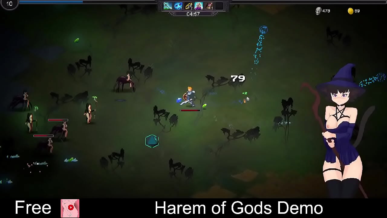 Harem of Gods (Free Steam Demo Game) Action, 2D, Adult, Eroge, Erotic, Fantasy, Indie, Roguelike, Roguelite, Unity