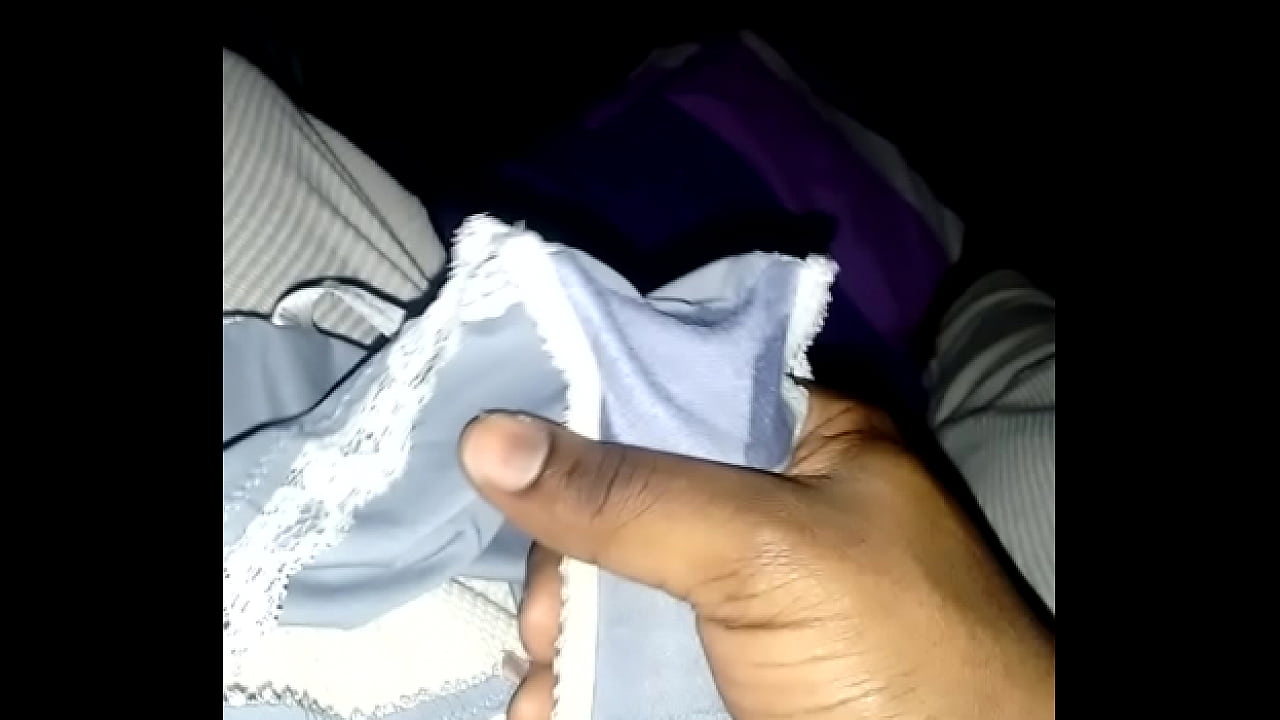 Cumming in my step sister friend's dirty panties