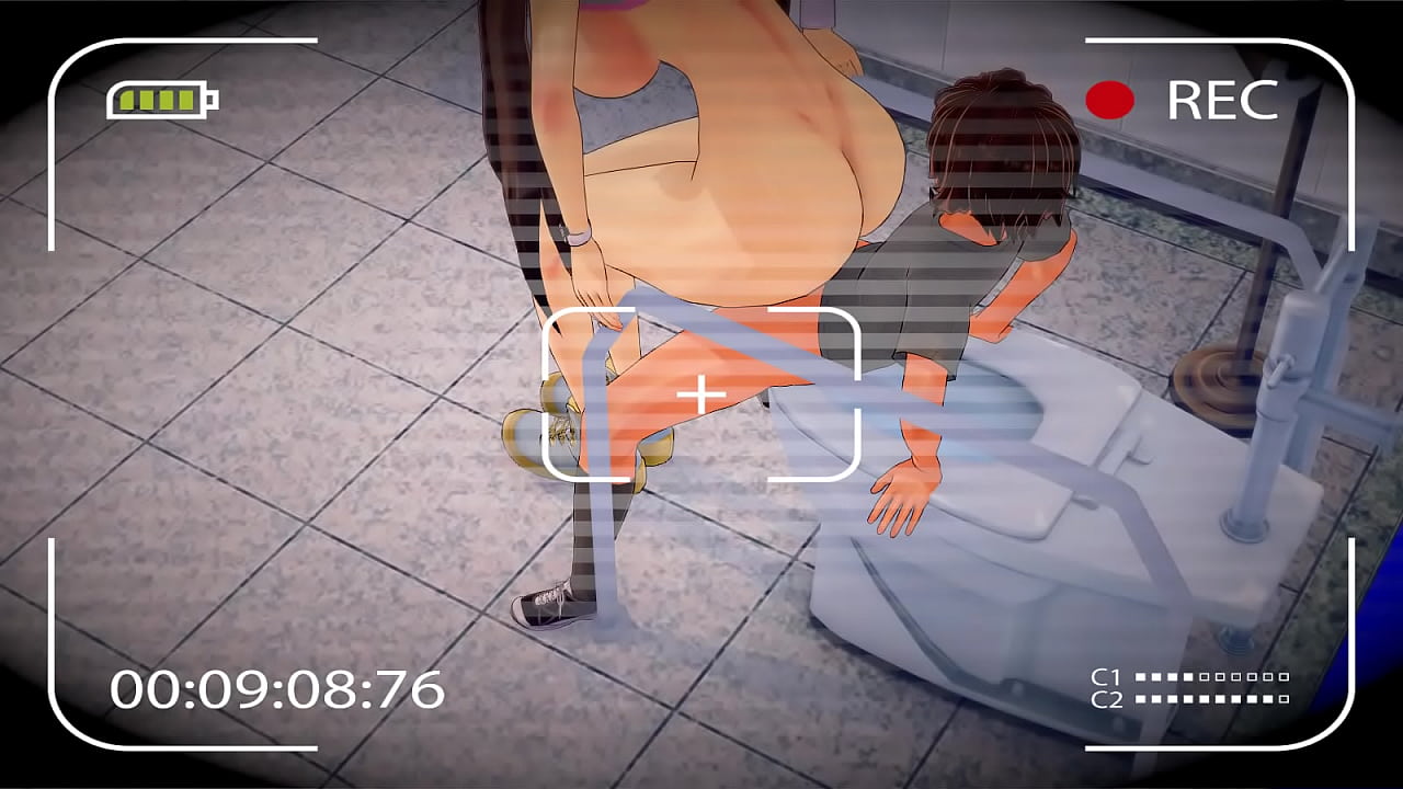 Pokemon Hentai - Mei filmed having sex in public wc
