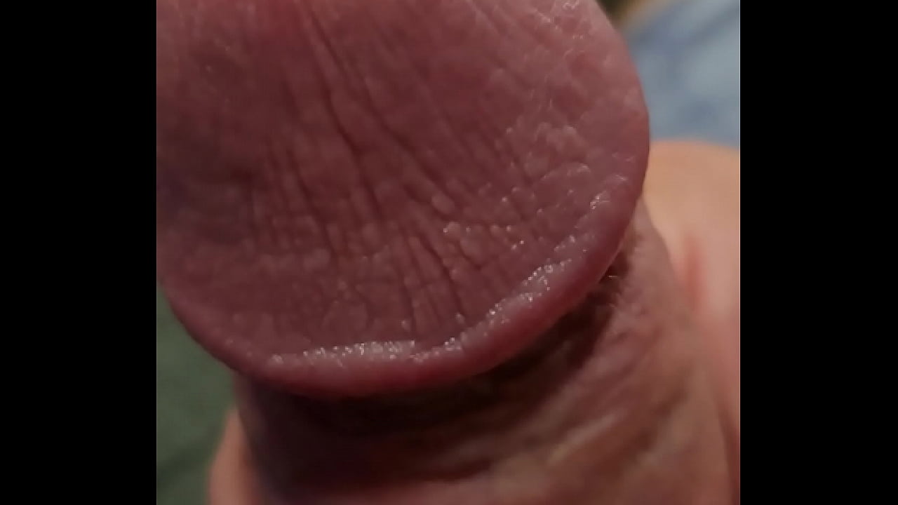 Up close and personal with my cock while edging