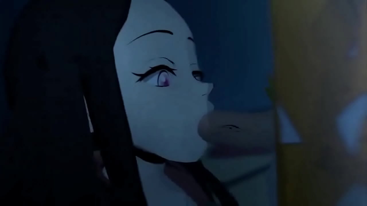 Nezuko caliente como puta