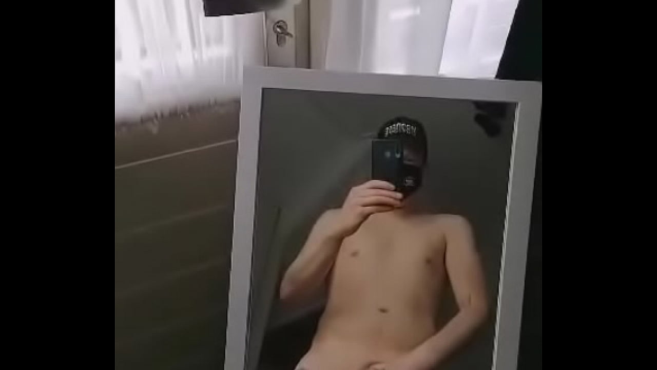 Cumshot Nude Half Erect on MIrror