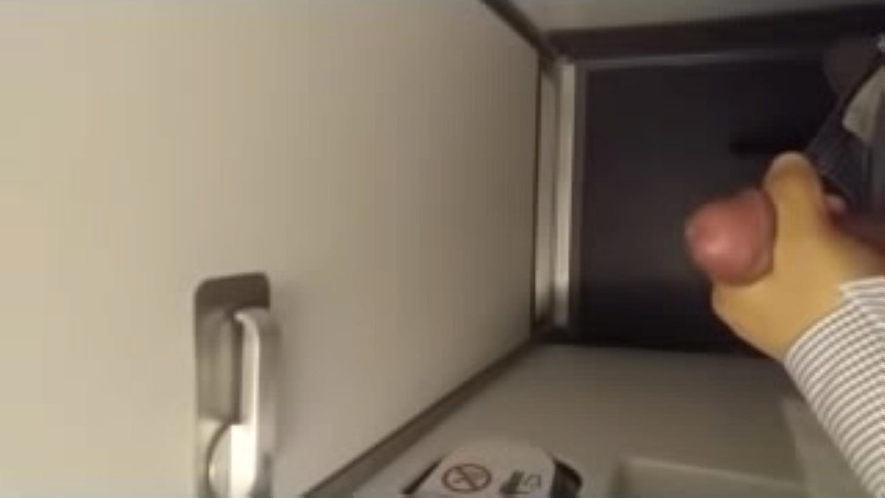 MASTURBATE IN A AIR PLANE TOILET